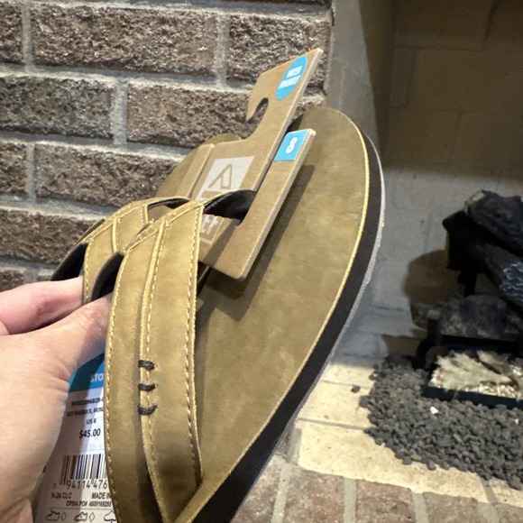 Reef Marbea SL Flip Flop Sandals Mens Sz 8 Comfort Water Friendly Bronze Brown - Picture 6 of 10